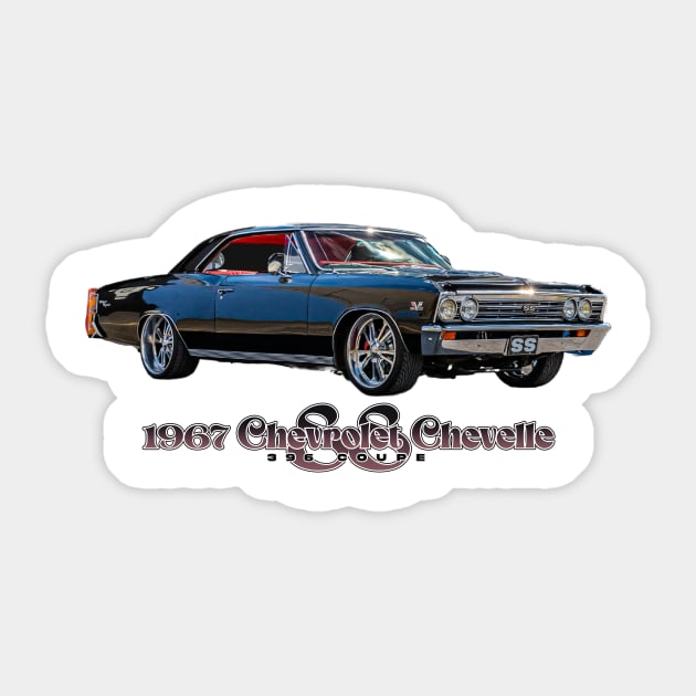 1967 Chevrolet Chevelle SS 396 Coupe Sticker by Gestalt Imagery